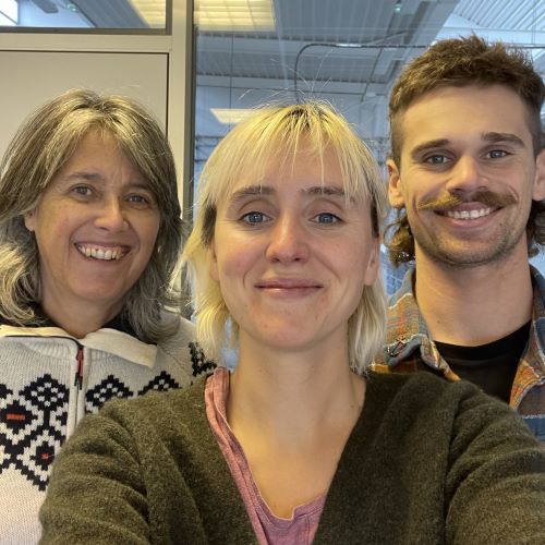 Portrait de Pascale, Clémentine et Edgard, à l'initiative de BITI