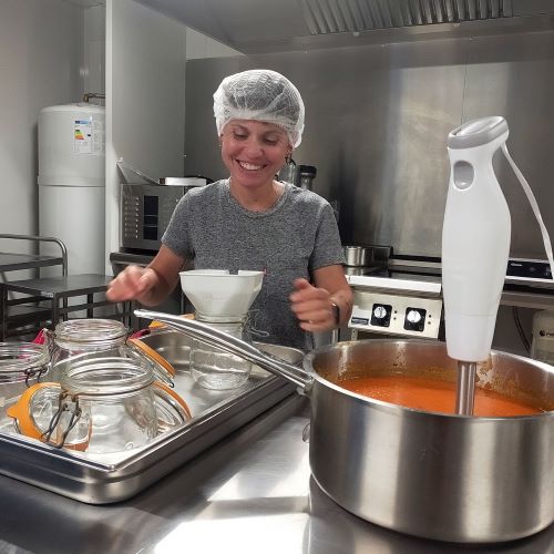 Alma Mater dans le labo agro de l'Atelier Cyclab